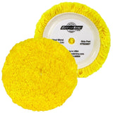 Buff and Shine 7.5" Wool, Yellow Blend 4-Ply Twist, Medium Cutting / Polishing Grip Pad, 7503GY