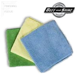 Buff and Shine Premium Microfiber Finishing Cloths, MF1B