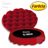 Farecla G Mop 8" Red Euro Foam Waffle Finishing Grip Pad, PRF801/32098