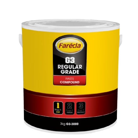 Farecla G3 Regular Grade Paste Compound, 3kg Tub, G3-3000
