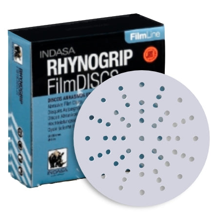 Indasa 6" Rhynogrip FilmLine Ultravent Vacuum Sanding Discs, 7660F Series