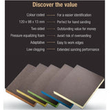 Indasa Rhyno Sponge Double Sided Hand Sanding Pads Collection, 3