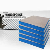 Indasa Rhyno Sponge Blue Ultra Fine Grit Double Sided Hand Sanding Pads, Case of 100 (595145)