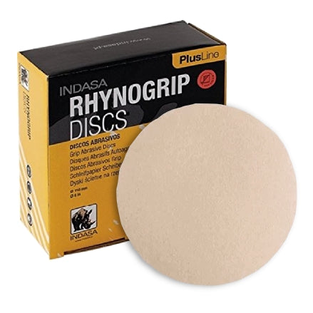 Indasa 5" Rhynogrip PlusLine Solid Sanding Discs, 1052 Series