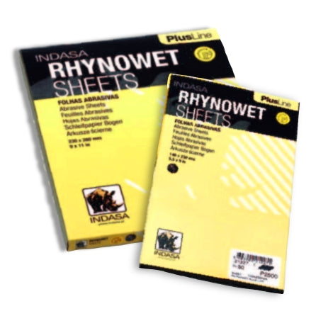 Indasa PlusLine RhynoWet Wet and Dry Sanding Sheets, 1 & 2 Series