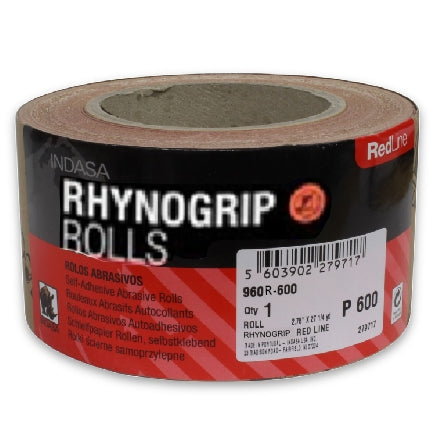 Indasa Rhynogrip RedLine 2.75" Grip Sanding Rolls, 950-R Series