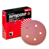 Indasa 5" Rhynogrip RedLine 5-Hole Sanding Discs, 520 Series