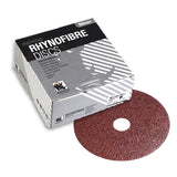 Indasa 5" Rhynofibre "A" Silver Resin Fibre Grinding Discs, 1000 Series