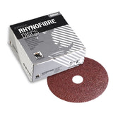 Indasa 5" Rhynofibre "A" Silver Resin Fibre Grinding Discs, 1000 Series