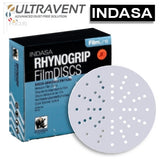 Indasa 6" Rhynogrip FilmLine Ultravent Multi-Hole Vacuum Sanding Discs, 7660F Series, 3