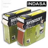 Indasa Rhynosoft Foam Hand Sanding Pads, Boxed Dispenser Roll, 3700R