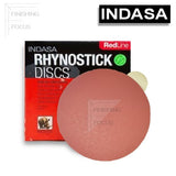 Indasa 5 Inch Rhynostick RedLine Solid Sanding Discs