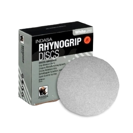 Indasa 3" WhiteLine Rhynogrip Solid Sanding Discs, 32 Series