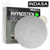 Indasa 8" Rhynostick WhiteLine PSA Solid Sanding Discs, 80 Series, 2