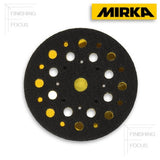 Mirka 5" Grip 28-Hole Vacuum Backup Pad, Medium Density, 915GV28, 3
