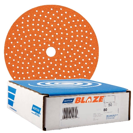 Norton Blaze A995 No-Fil 6" Multi-Air Cyclonic Vacuum Grip Sanding Discs