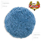 Presta 9" Wool, Blue Soft Polishing Double Sided Screw On Pad, 890164, 2