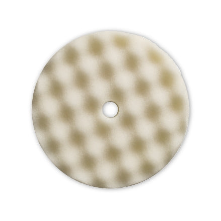 Presta 8" Foam, Waffle, White Compounding Grip Pad, 890171