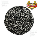 Presta 9" Wool, Black and White Heavy Cutting Grip Pad, 890146, 2