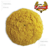 Presta 9" Wool, Yellow Blend, Medium Cutting Grip Buff Pad, 890142, 2