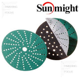 Sunmight 5" Film Multi-Hole Vacuum Grip Sanding Discs, 4