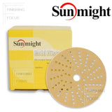 Sunmight 5" Gold Multi-Hole Vacuum Grip Sanding Discs