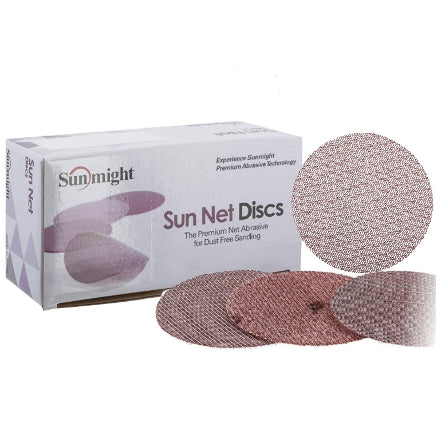 Sunmight 3" Sun Net Vacuum Grip Sanding Discs
