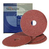 Sunmight 4.5" Sun Disc Ceramic Resin Fiber Grinding Discs