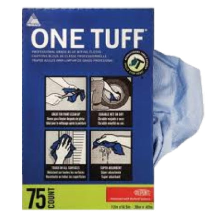 Trimaco One Tuff™ Dupont Sontara Wiping Cloths, 75 Count, 84075
